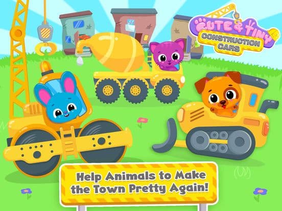 Cute & Tiny Construction Cars screenshot 2