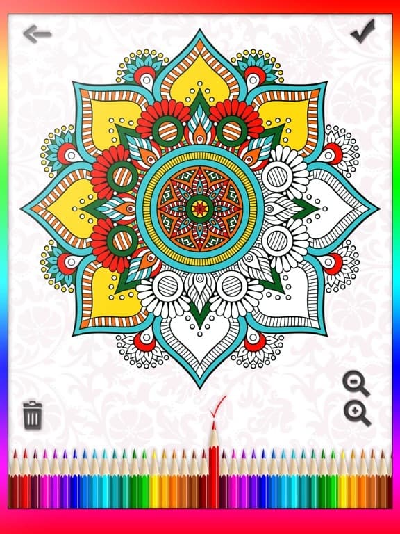 Mandala Color By Number Paint screenshot 4