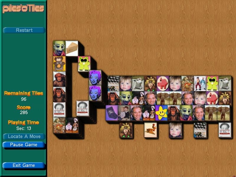 PilesOTiles Mahjongg screenshot 2
