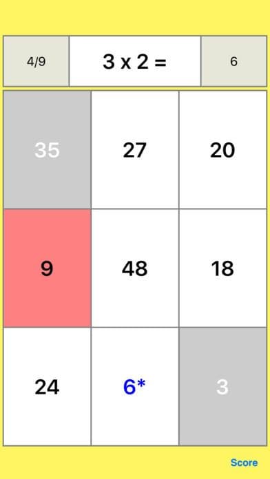 one digit multiplication tADa screenshot 3