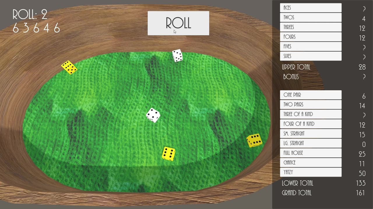 Yatzy Dice Game (itch) screenshot 5