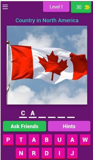 Flags Quiz - Guess the Country screenshot 2
