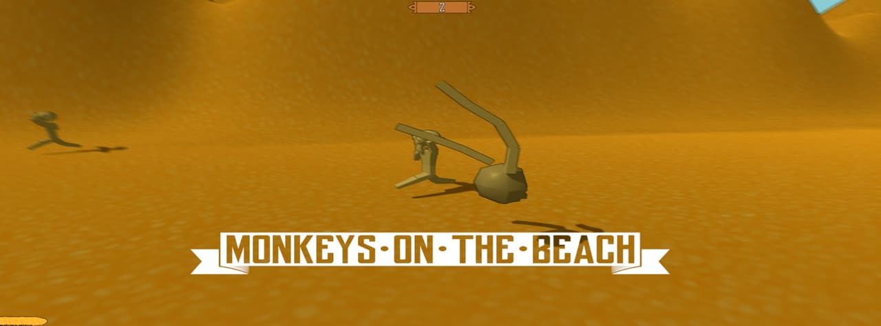 Monkeys on the beach