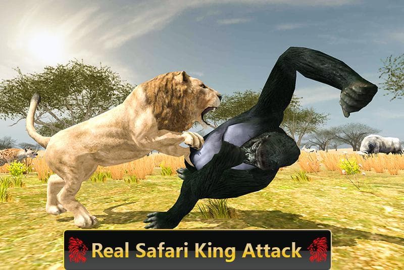 Wild Lion Safari Simulator 3D screenshot 2