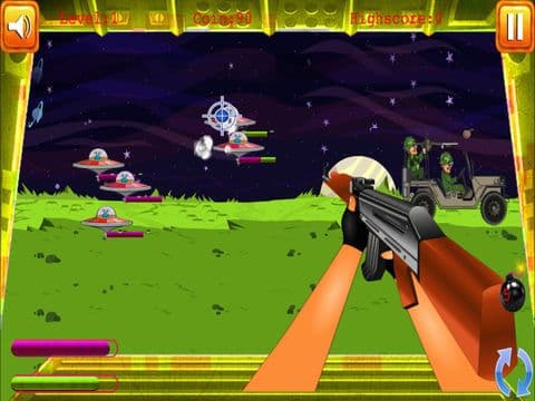 Alien Invaders Spaceship Attack - Earth Defenders Jeep Squad FREE screenshot 3