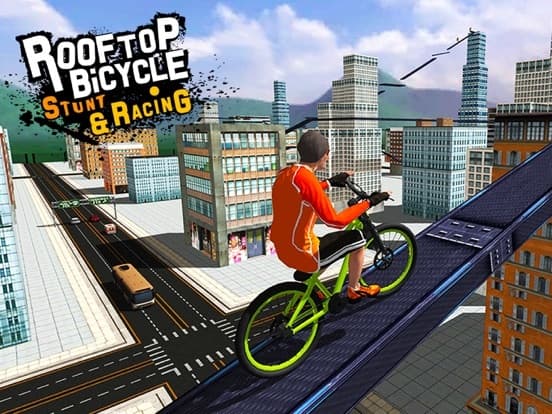 Rooftop bicycle simulator 2019 screenshot 4
