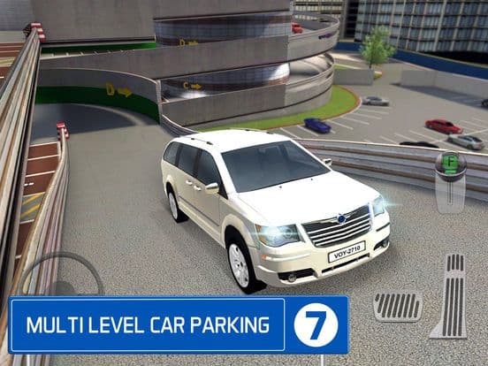 Multi Level 7 Car Parking Garage Park Training Lot screenshot 2