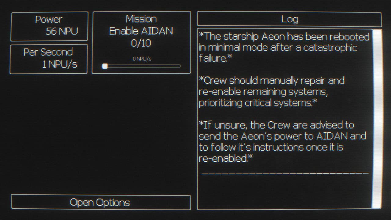 AWAKE Prototype screenshot 2