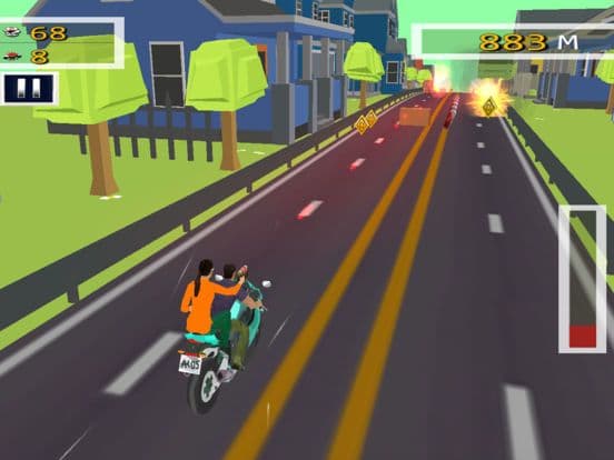 Bike Rider Highway Shooting