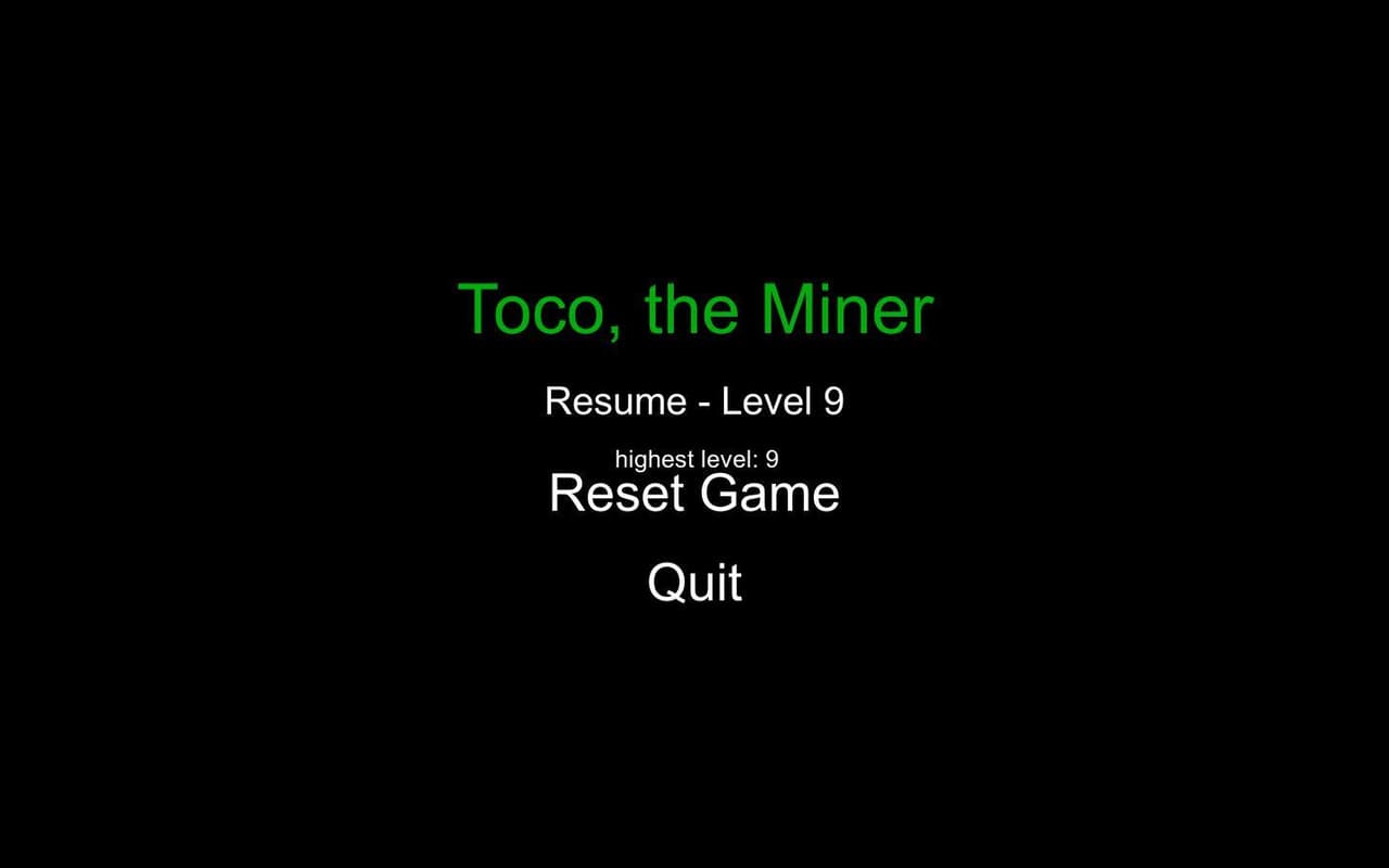 Toco, The Miner screenshot 2