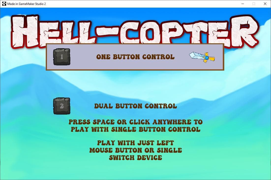 Hell-Copter - Accessible Game - Simple Control System screenshot 3