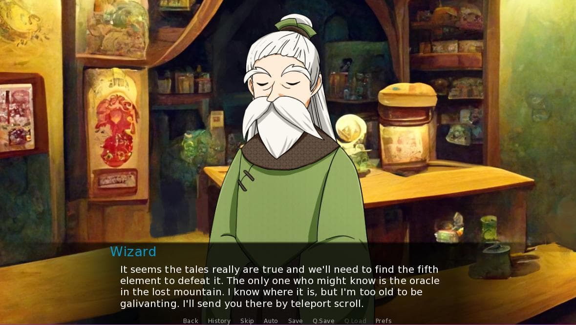 Quest for the Fifth Element (Jam Version) screenshot 2