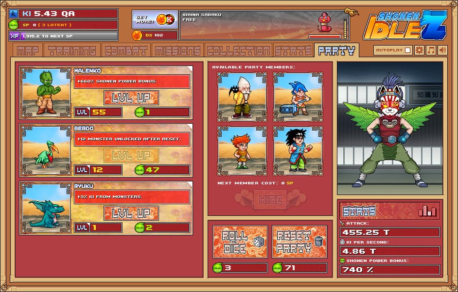 Shonen Idle Z