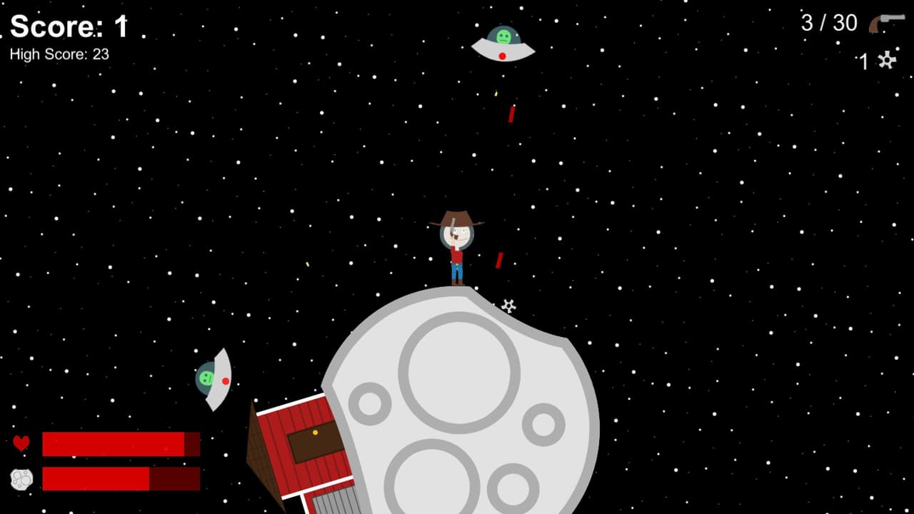 LD38 - Space Cowboys Last Stand screenshot 2