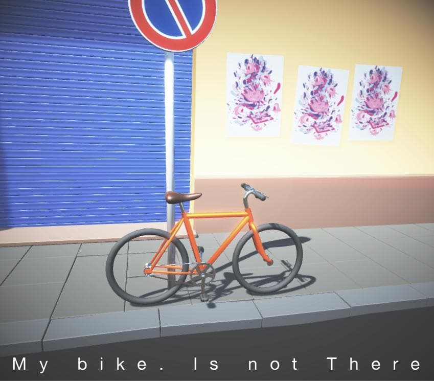 My bike. Is Not There.