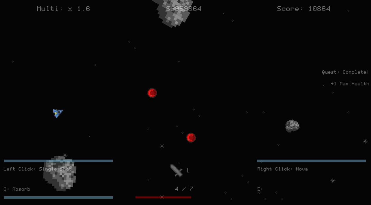 Asteroids... But Roguelite screenshot 3