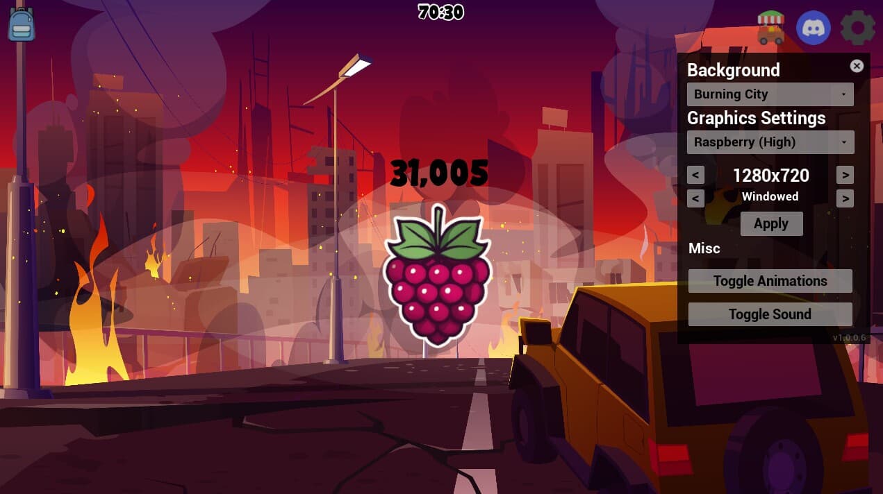 Raspberry screenshot 3
