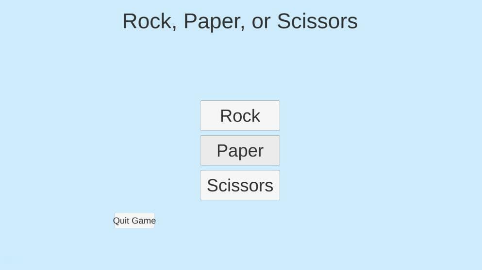 Rock Paper Scissors (Jam Edition)