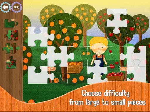 Kids Jigsaw Puzzles: Farm Animals & Vehicles screenshot 3