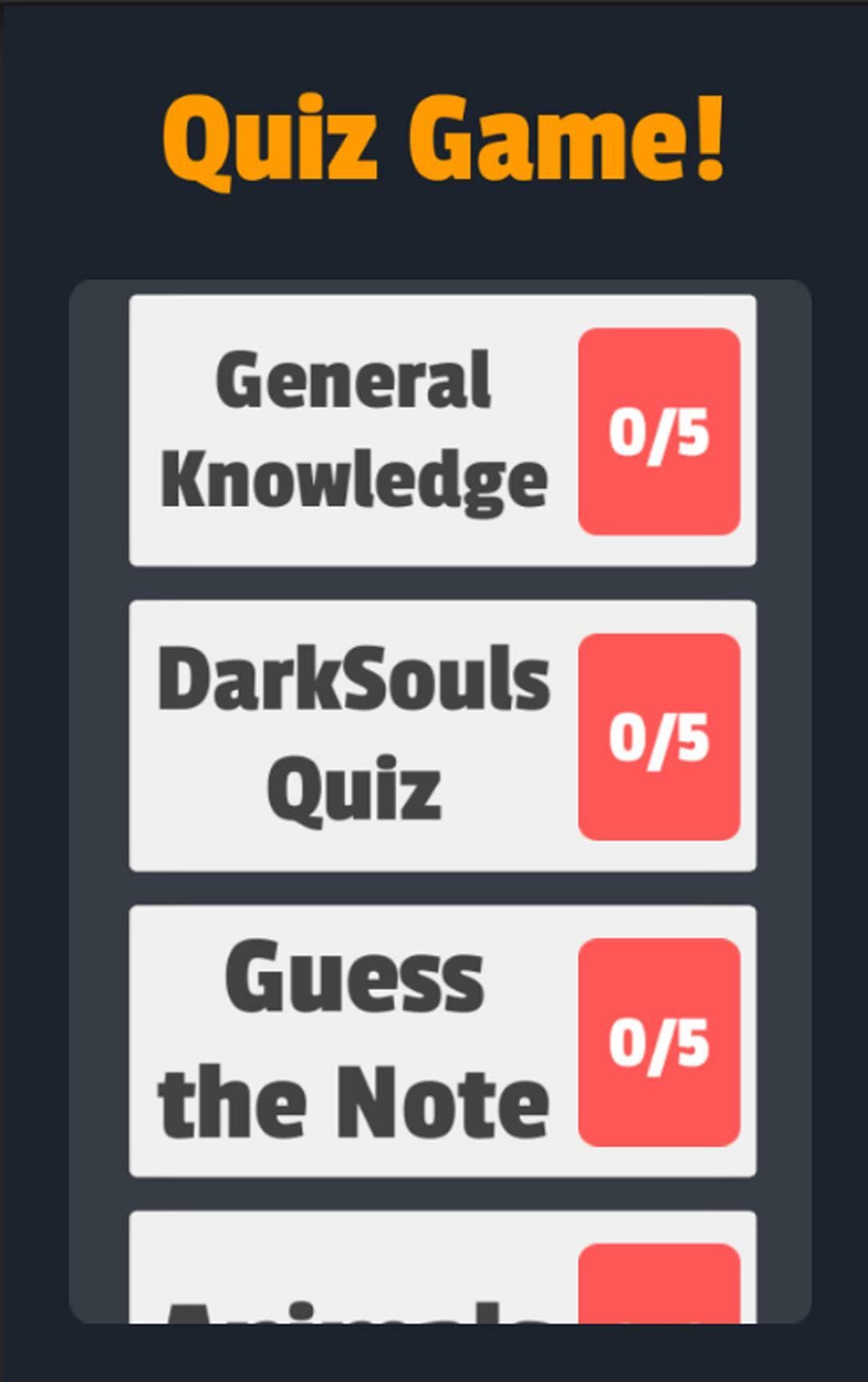 Quiz Game2.0