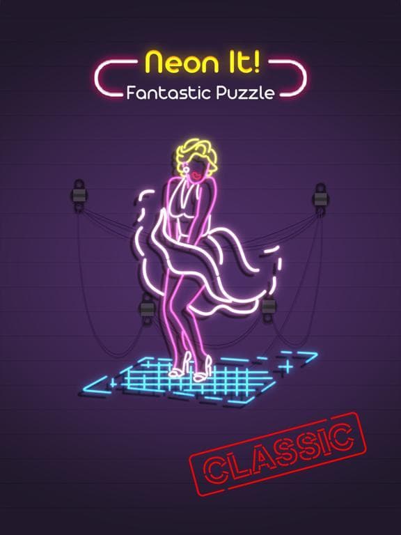 Neon It! - 3D Light Art Puzzle screenshot 2