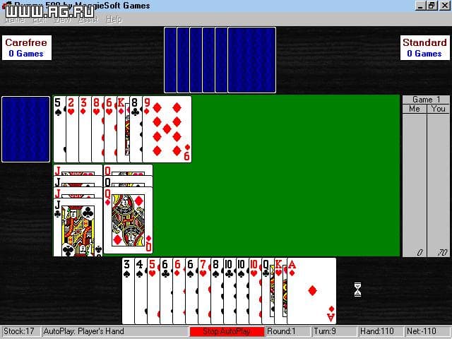 Meggiesoft Pinochle screenshot 2