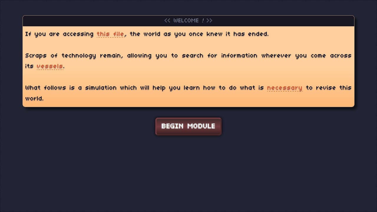 HARBINGER.html screenshot 2