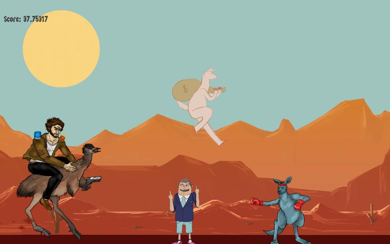 Australian Llama On the Road screenshot 3