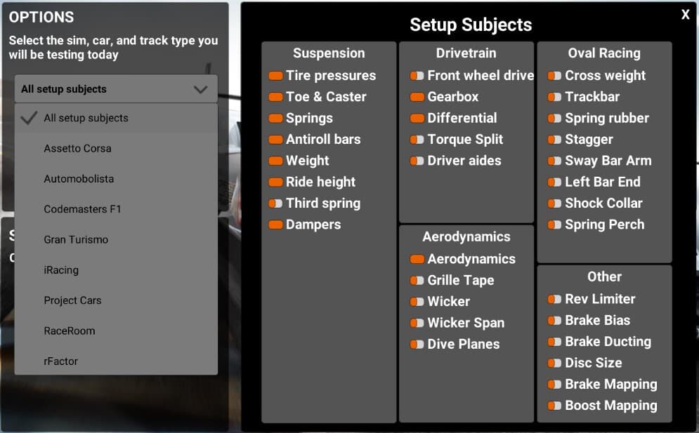 Virtual Race Car Engineer 2020 screenshot 4