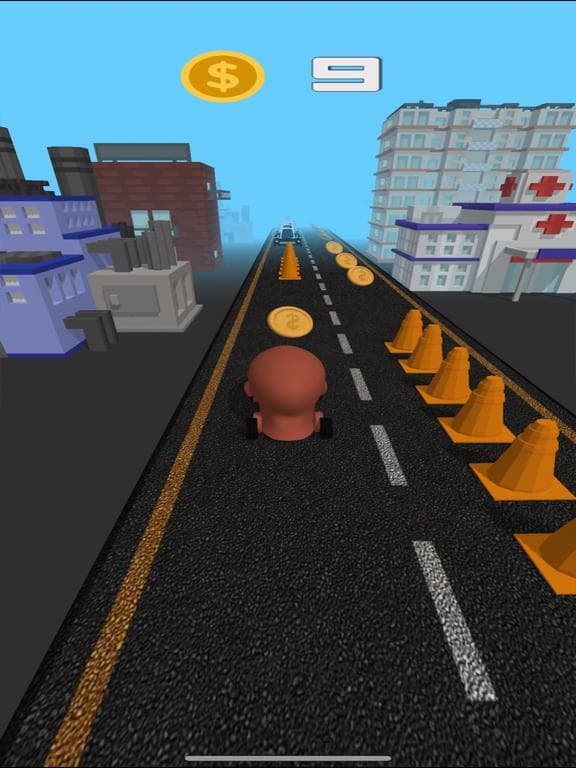 Dagame - Da Head Baby Car 3d screenshot 5