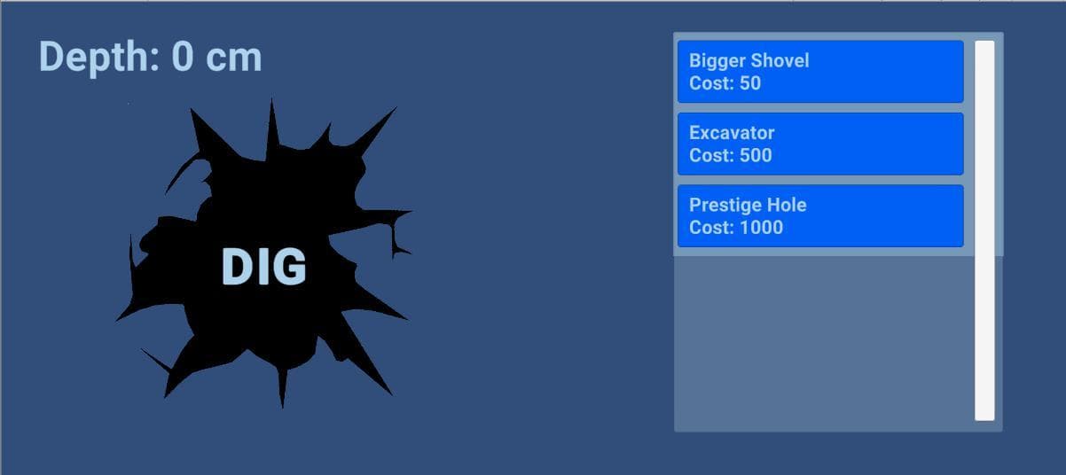 Digger Clicker (Post Jam Edition) screenshot 2