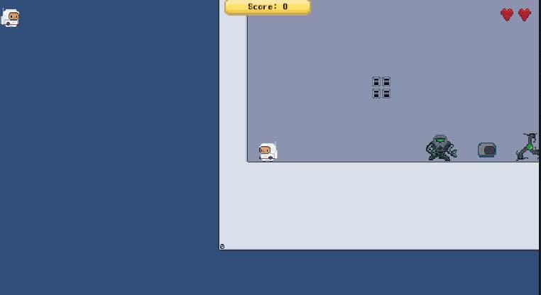 SpaceGamePlatformer screenshot 2
