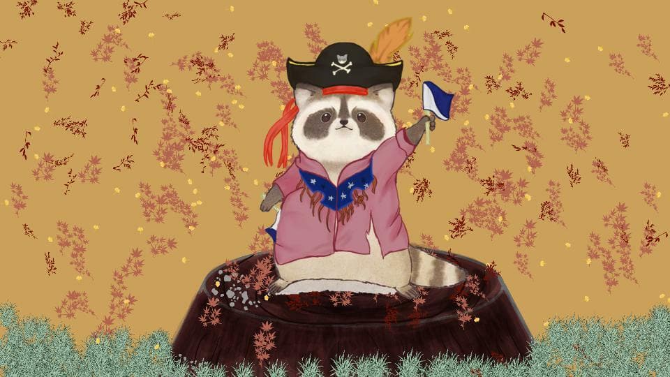 Mapachiona Halloween