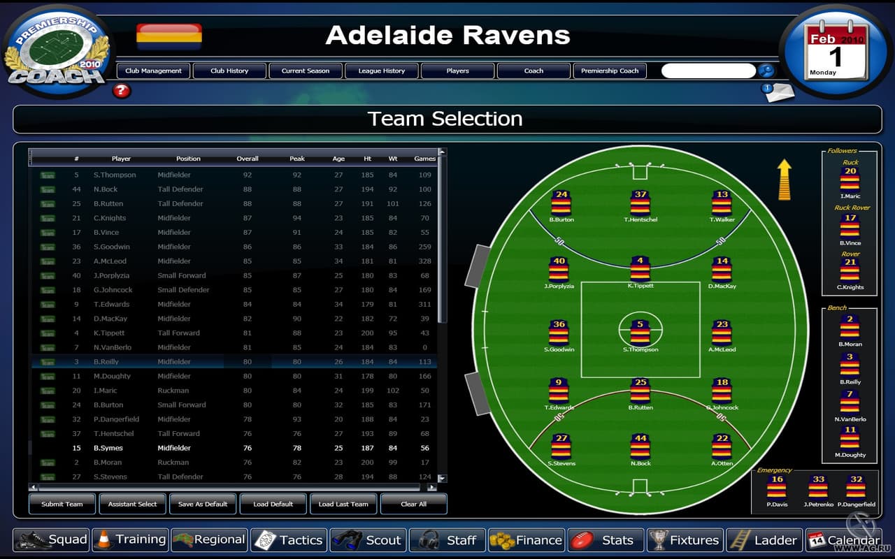 Premiership Coach 2010 screenshot 4