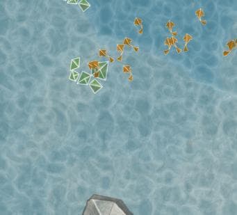 Throwing Pebbles At Fish