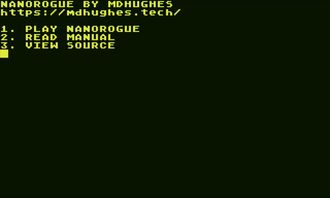Nanorogue by mdhughes screenshot 3