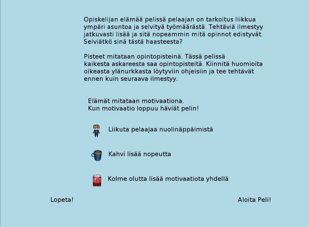 Opiskelijaelamää