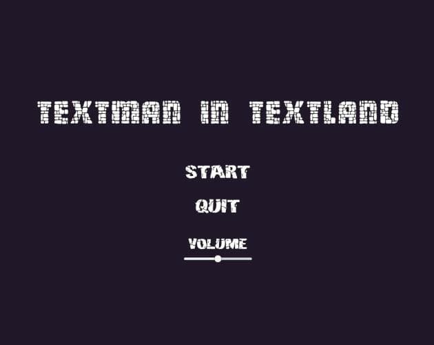 Textman in Textland