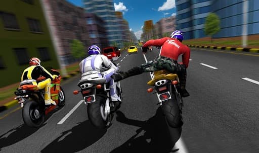 Bike Attack Race: Highway Tricky Stunt Rider screenshot 4