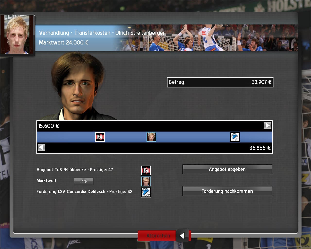 Handball Manager 2010 screenshot 4