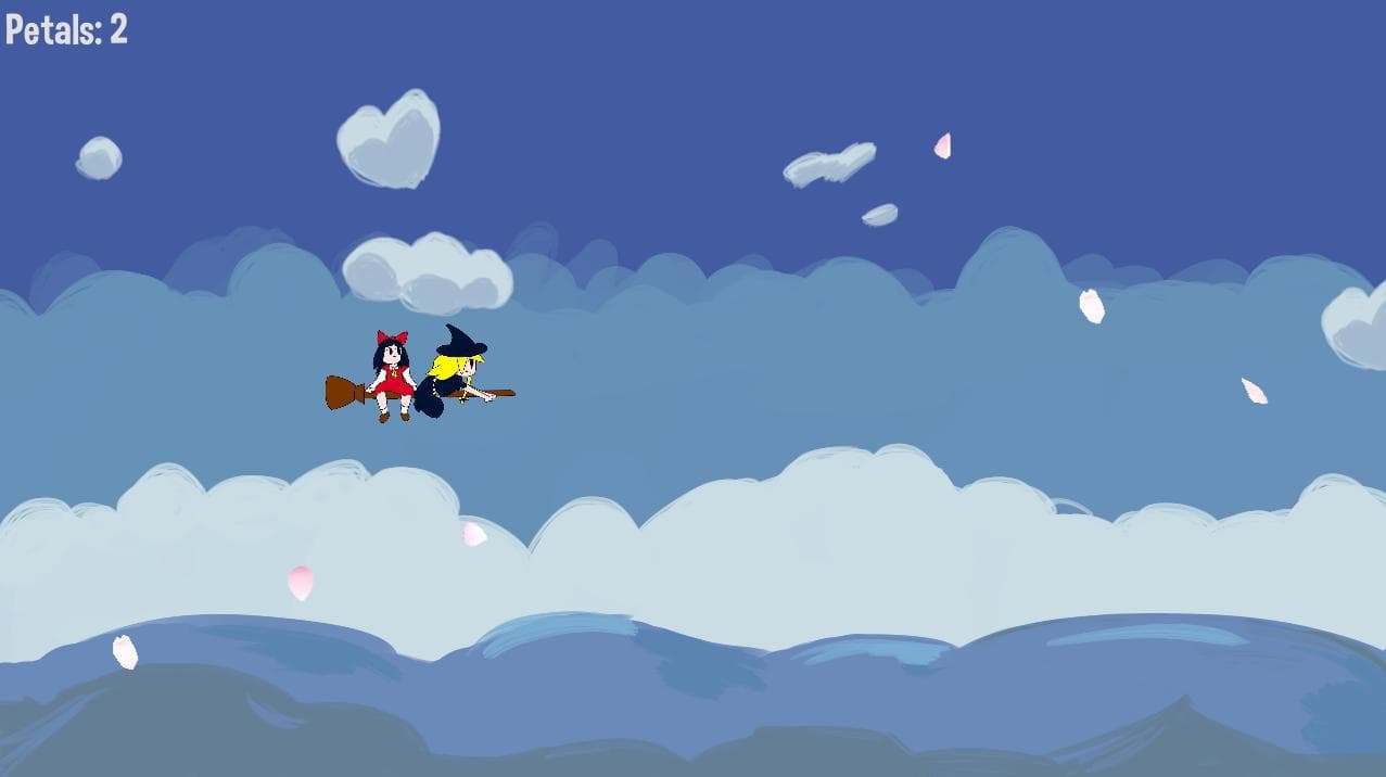 Reimu and Marisas Wonderful Flight screenshot 2