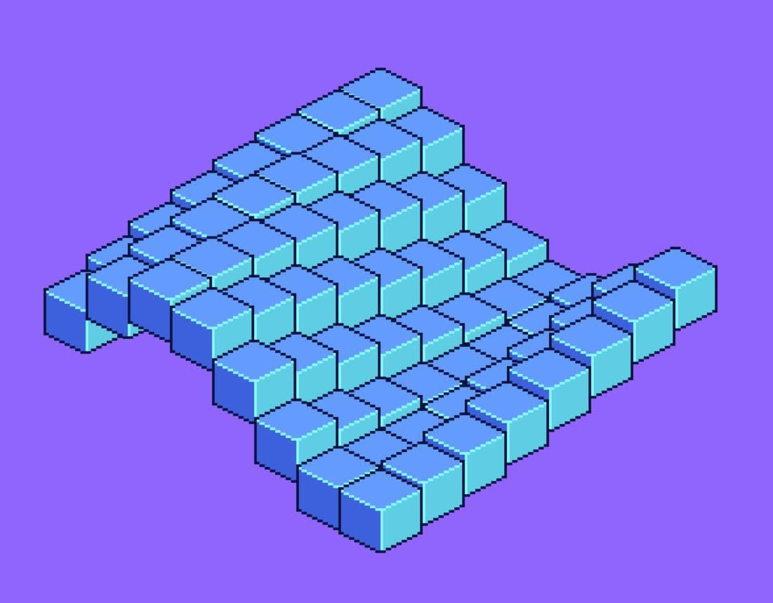Isometric Wave Grid (Demo)