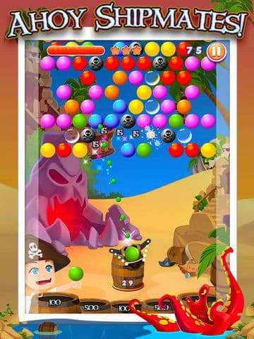 Bubble Land Pirates: Junior King Treasure Shooter screenshot 2