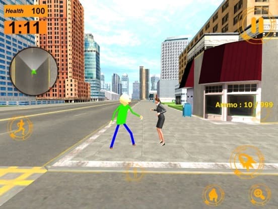 Baldi Stickman Gangstar Vegas