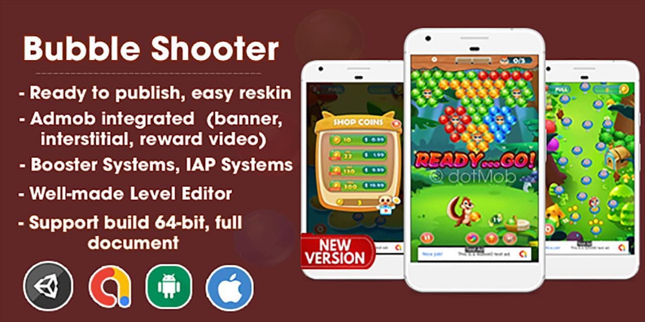 Bubble Shooter Unity Game