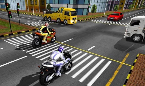 Bike Attack Race: Highway Tricky Stunt Rider screenshot 6