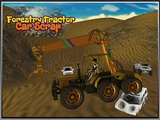 Forestry Tractor Car Scrap screenshot 4