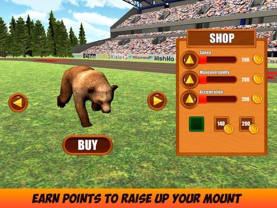 Wild Animal Racing Challenge 3D Full screenshot 4