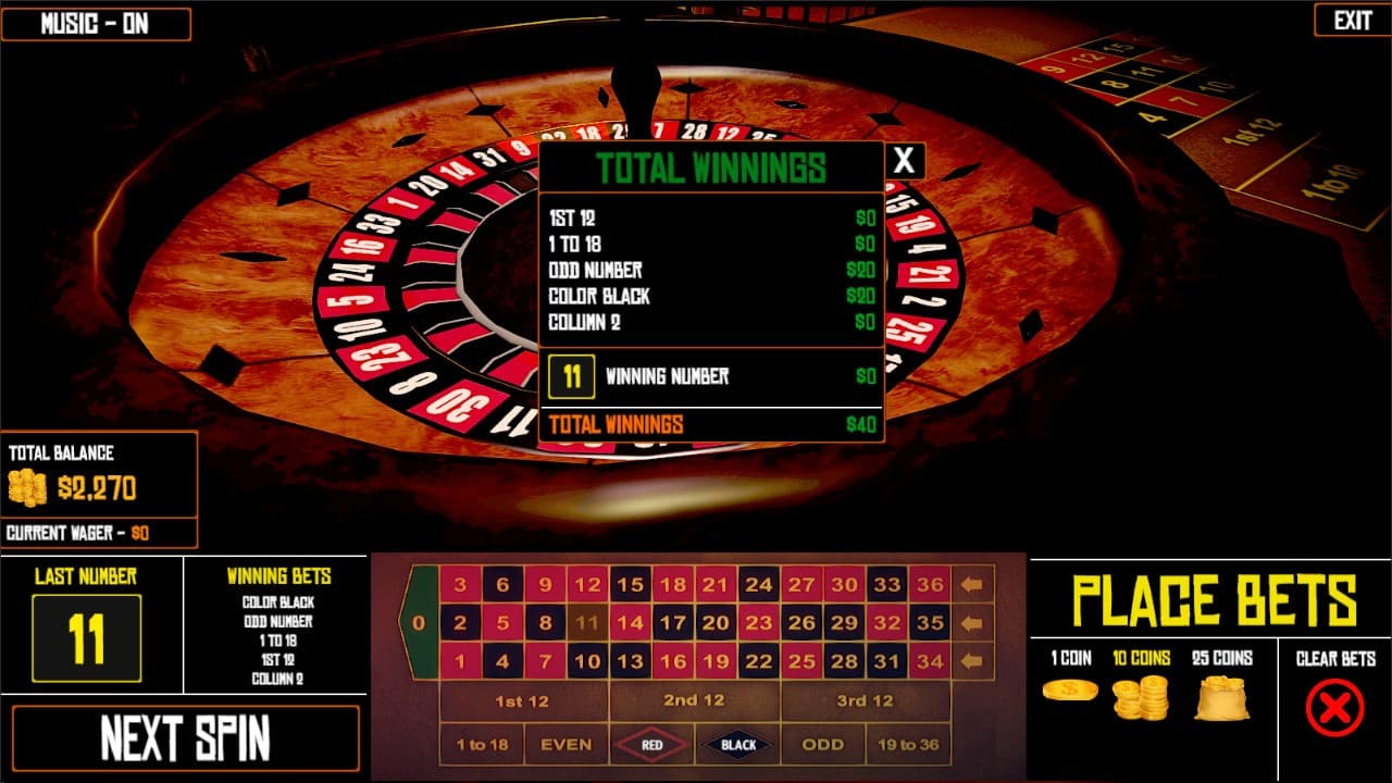 Roulette Simulator 2 screenshot 2
