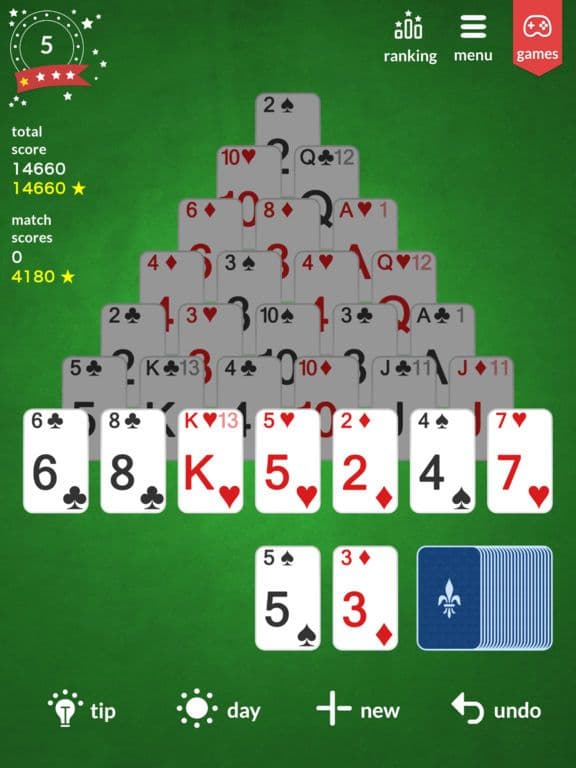 Pyramid Solitaire - iPyramid screenshot 2